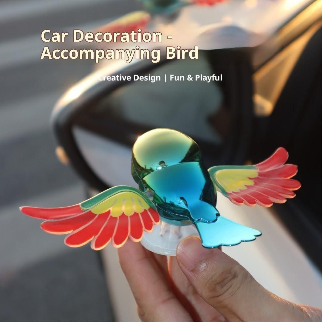flying bird car mirror decoration with flapping wings

wind powered bird car ornament

flying bird car accessory decoration

car mirror bird ornament flapping wings