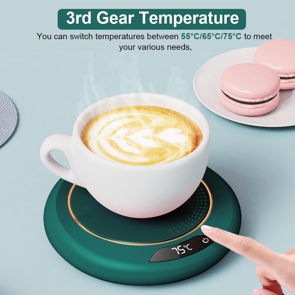 Electric Coffee Mug Warmer with USB – Constant Temperature Smart Heating Pad