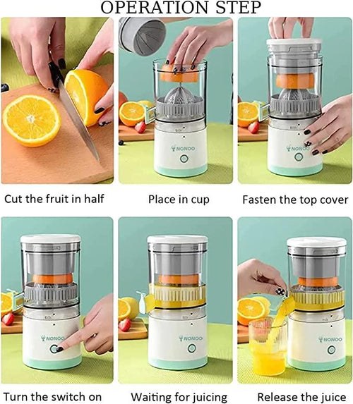 Electric Citrus Juicer – Compact Juicer for Halved Citrus Fruits