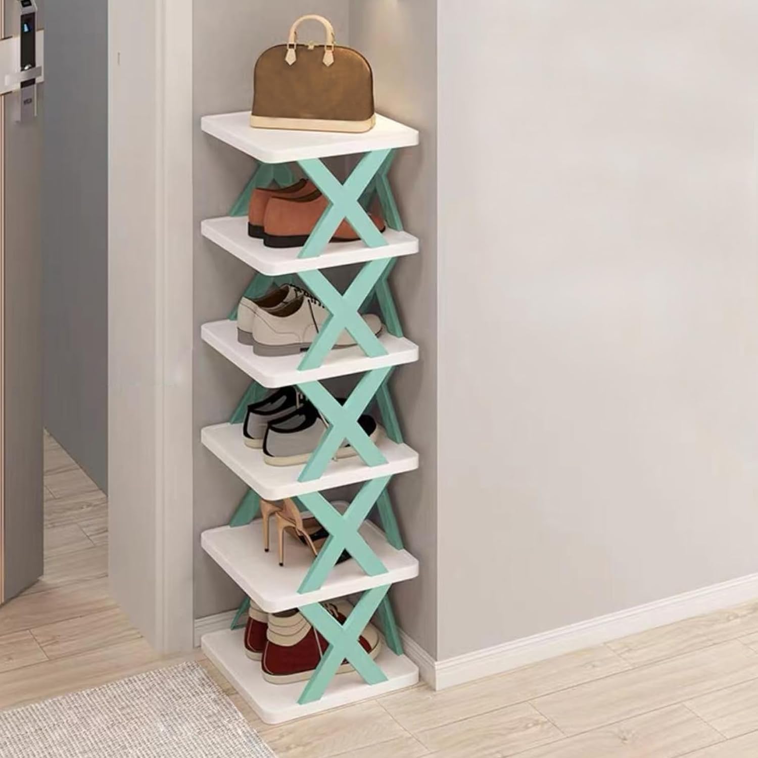 4 layer shoe rack organizer

stackable shoe storage rack

adjustable shoe organizer
